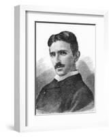 Nikola Tesla, Serb-US Physicist-Science Photo Library-Framed Photographic Print