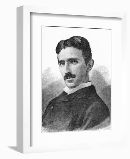 Nikola Tesla, Serb-US Physicist-Science Photo Library-Framed Photographic Print