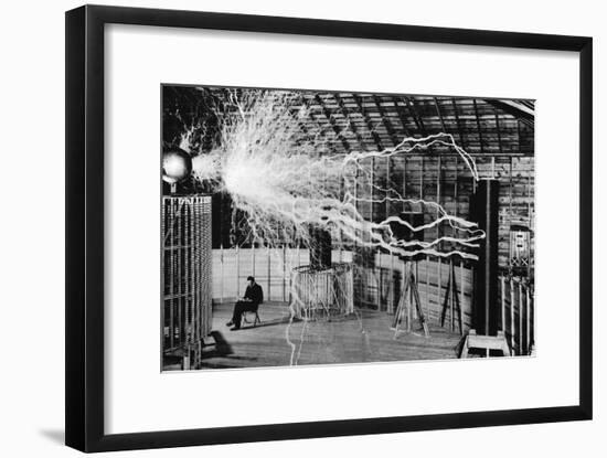 Nikola Tesla, Serbian-American Inventor-Science Source-Framed Giclee Print