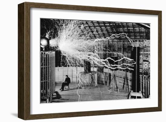 Nikola Tesla, Serbian-American Inventor-Science Source-Framed Giclee Print