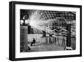 Nikola Tesla, Serbian-American Inventor-Science Source-Framed Giclee Print