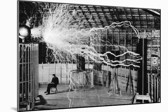 Nikola Tesla, Serbian-American Inventor-Science Source-Mounted Giclee Print