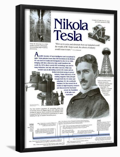 Nikola Tesla-null-Framed Poster