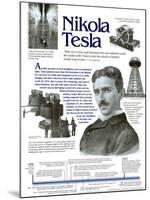 Nikola Tesla-null-Mounted Poster