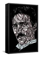 Nikola Tesla-Cristian Mielu-Framed Stretched Canvas