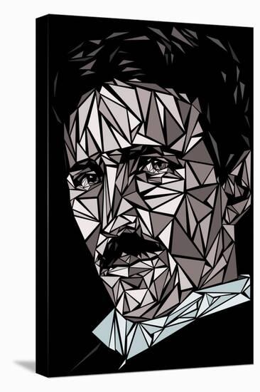 Nikola Tesla-Cristian Mielu-Stretched Canvas