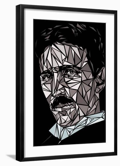 Nikola Tesla-Cristian Mielu-Framed Art Print