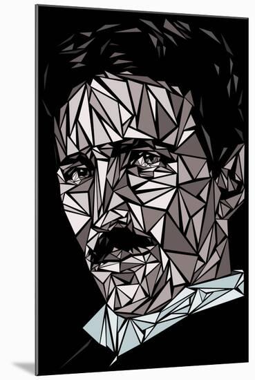 Nikola Tesla-Cristian Mielu-Mounted Art Print