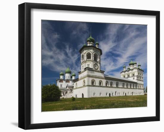 Nikola-Vyazhischi Convent, Novgorod Oblast, Veliky Novgorod, Russia-Walter Bibikow-Framed Premium Photographic Print