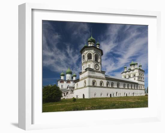 Nikola-Vyazhischi Convent, Novgorod Oblast, Veliky Novgorod, Russia-Walter Bibikow-Framed Premium Photographic Print