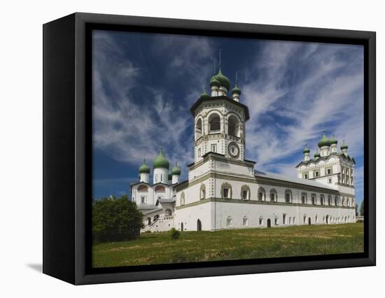 Nikola-Vyazhischi Convent, Novgorod Oblast, Veliky Novgorod, Russia-Walter Bibikow-Framed Stretched Canvas