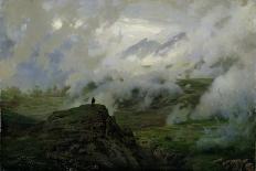 Mount El'Brus, Russia, 1894-Nikolai Aleksandrovich Yaroshenko-Framed Stretched Canvas