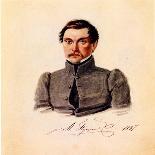 Portrait of Decembrist Pyotr Mukhanov (1799-185), 1832-1833-Nikolai Alexandrovich Bestuzhev-Giclee Print