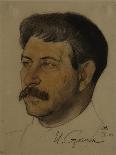 Portrait of the Author Maxim Gorky (1868-193), 1921-Nikolai Andreevich Andreev-Giclee Print