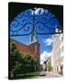 Nikolai Church at the Nikolai quarter, Berlin, Germany-null-Stretched Canvas