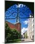 Nikolai Church at the Nikolai quarter, Berlin, Germany-null-Mounted Art Print