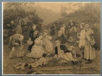 Landowner Tea Party-Nikolai Dmitrievich Dmitriev-Orenburgsky-Framed Giclee Print