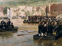 The Russians Crossing the Danube at Svishtov in Juny 1877, 1870S-Nikolai Dmitrievich Dmitriev-Orenburgsky-Giclee Print