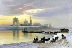 Angara at Irkutsk, 1886-Nikolai Dobrovolsky-Giclee Print