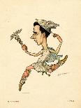 Ballet Dancer and Choreograf Michel Fokine (From: Russian Ballet in Caricature), 1902-1905-Nikolai Gustavovich Legat-Laminated Giclee Print
