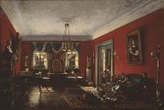 The Drawing Room in the Nashchokin House in Moscow, Early 1840S-Nikolai Ivanovich Podklyuchnikov-Framed Giclee Print