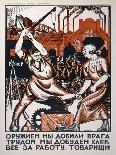 Russia: Soviet Poster, 1920-Nikolai Kogout-Stretched Canvas