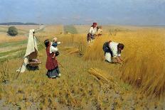 Two Little-Russian Peasant Girls Playing at Fortune Telling-Nikolai Kornilovich Pimonenko-Giclee Print
