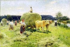 Hay-Making, 1907-Nikolai Kornilovich Pimonenko-Mounted Giclee Print