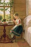 Girl Peeling Berries, 1880-Nikolai Mikhailovich Bykovsky-Giclee Print