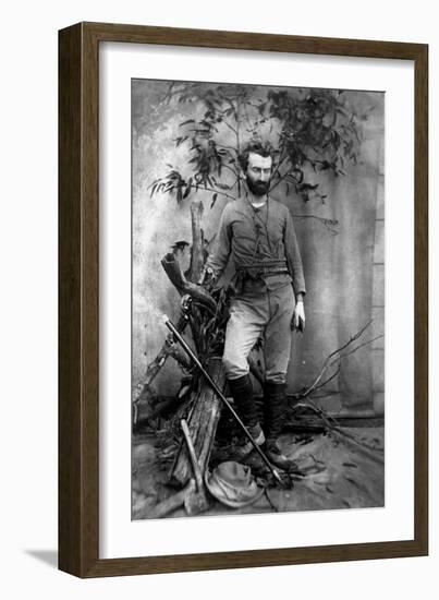 Nikolai Nikolaevich Miklukho-Maklai, Russian Anthropologist, Queensland, Australia, C1880-null-Framed Giclee Print