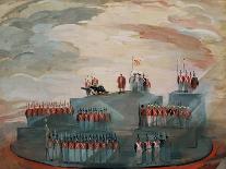Stage Design for the Opera War and Peace by S. Prokofiev, 1981-Nikolai Nikolayevich Zolotaryev-Framed Giclee Print
