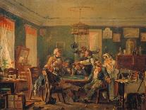 The Card Players, 1850s-Nikolai Petrowitsch Petrow-Framed Giclee Print