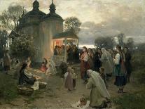 Easter Matins-Nikolai Pimonenko-Stretched Canvas