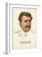 Nikolai Przhevalsky, Russian Geographer and Explorer-null-Framed Giclee Print