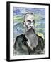 Nikolai Rimsky-Korsakov - caricature of the Russian composer-Neale Osborne-Framed Giclee Print