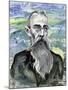 Nikolai Rimsky-Korsakov - caricature of the Russian composer-Neale Osborne-Mounted Giclee Print