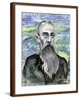 Nikolai Rimsky-Korsakov - caricature of the Russian composer-Neale Osborne-Framed Giclee Print