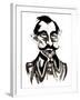 Nikolai Roslavets - black-and-white caricature-Neale Osborne-Framed Giclee Print