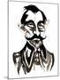 Nikolai Roslavets - black-and-white caricature-Neale Osborne-Mounted Giclee Print