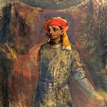 Portrait of Mikhail Kuzmin, 1911-12-Nikolai Sapunov-Stretched Canvas