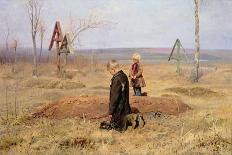 The Orphans, 1891-Nikolaj Alekseevich Kasatkin-Mounted Giclee Print