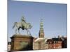 Nikolaj Church and Frederik VII Equestrian Statue, Copenhagen, Denmark, Scandinavia-Sergio Pitamitz-Mounted Photographic Print