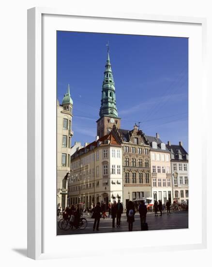 Nikolaj Kirke (Nikolai Church), Copenhagen, Denmark, Scandinavia, Europe-Simon Montgomery-Framed Photographic Print