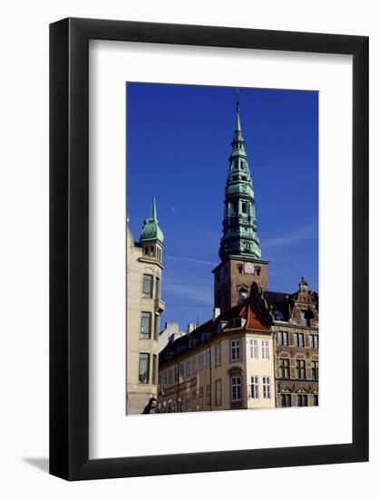 Nikolaj Kirke (Nikolai Church), Copenhagen, Denmark, Scandinavia, Europe-Simon Montgomery-Framed Photographic Print