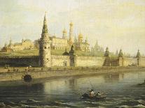 Russia, View of Kremlin from Bolshoy Kamenny Bridge, 1818-Nikolaus Schiel-Giclee Print