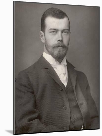 Nikolay Aleksandrovich Tsar Nicolas II Ruled 1894-1917-Downey-Mounted Photographic Print
