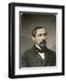 Nikolay Nekrasov, Russian Poet and Publisher, Late 1850S-Karl August Bergner-Framed Giclee Print