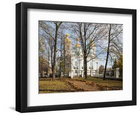 Nikolo-Bogoyavlenskiy Morskoy Sobor Orthodox Church, St. Petersburg, Leningrad Oblast, Russia-Ben Pipe-Framed Photographic Print