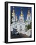 Nikolsky Cathedral, Saint Petersburg, Russia-Walter Bibikow-Framed Photographic Print