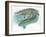 Nile Crocodile Crocodylus Niloticus Catching Fish-null-Framed Giclee Print